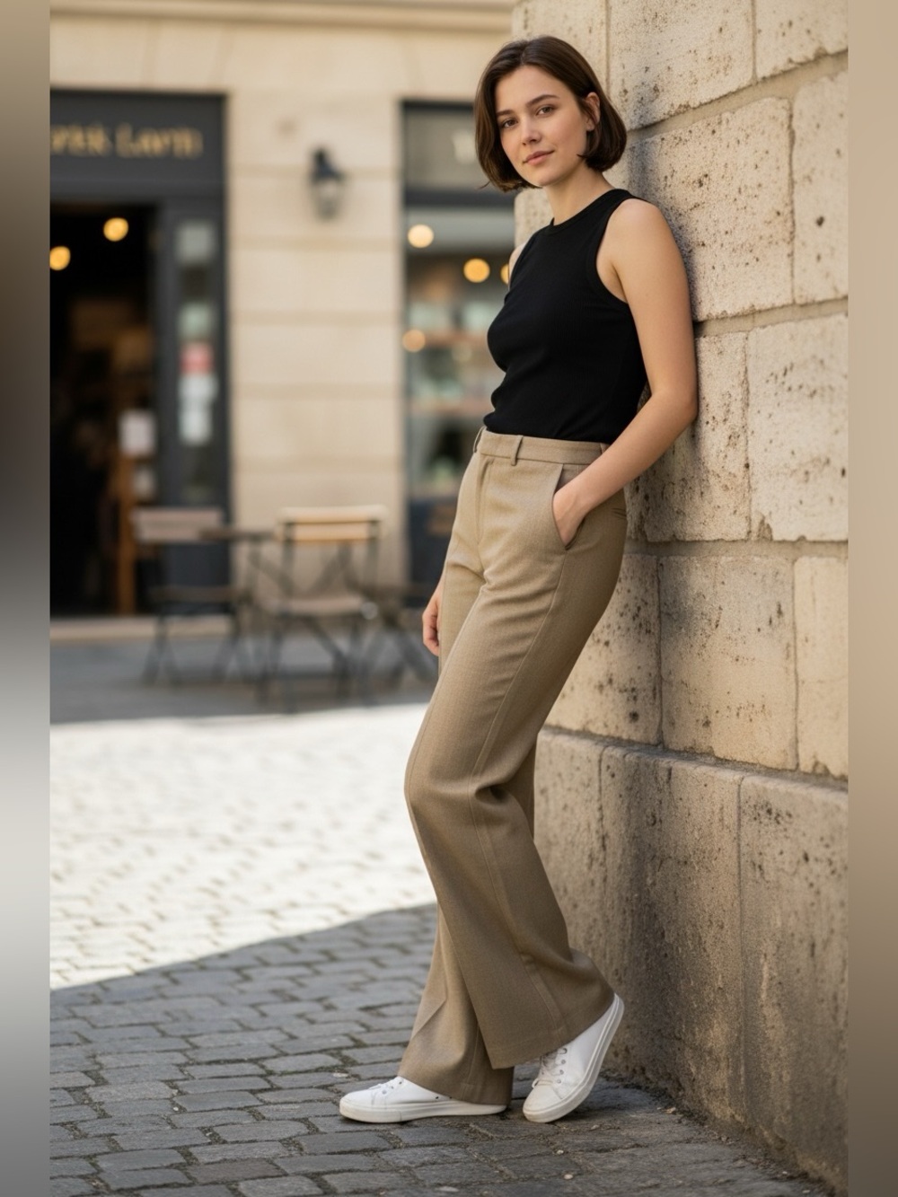 Coldwater Creek Natural Fit Trouser Leg Pants